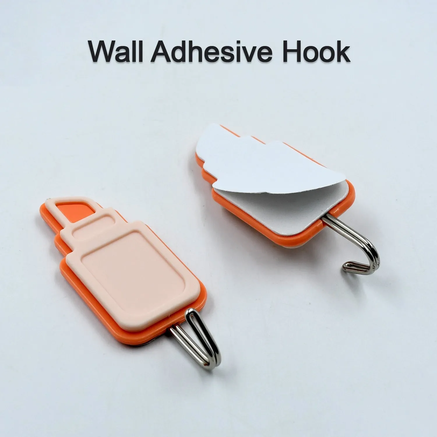 4587 Fancy Self Adhesive Printed Waterproof Adhesive Strong Wall Hook (2pc)
