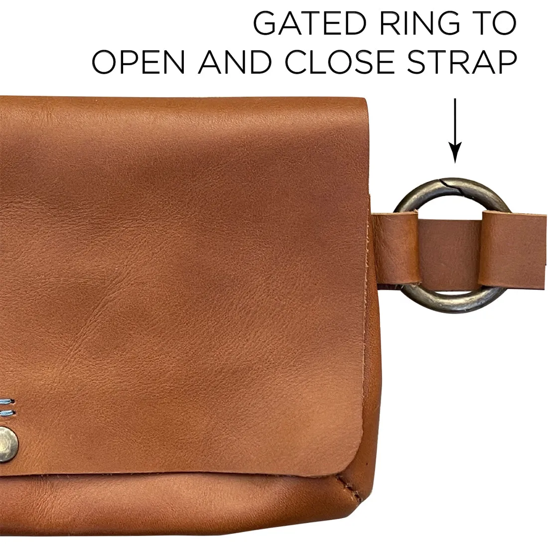 AMELIA Handmade Leather Sling Bag | Belt Bag