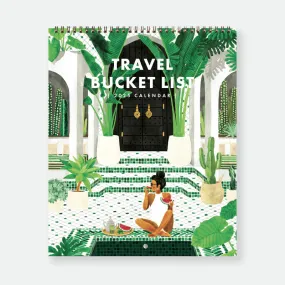 Annual Calendar - Travel Bucket list