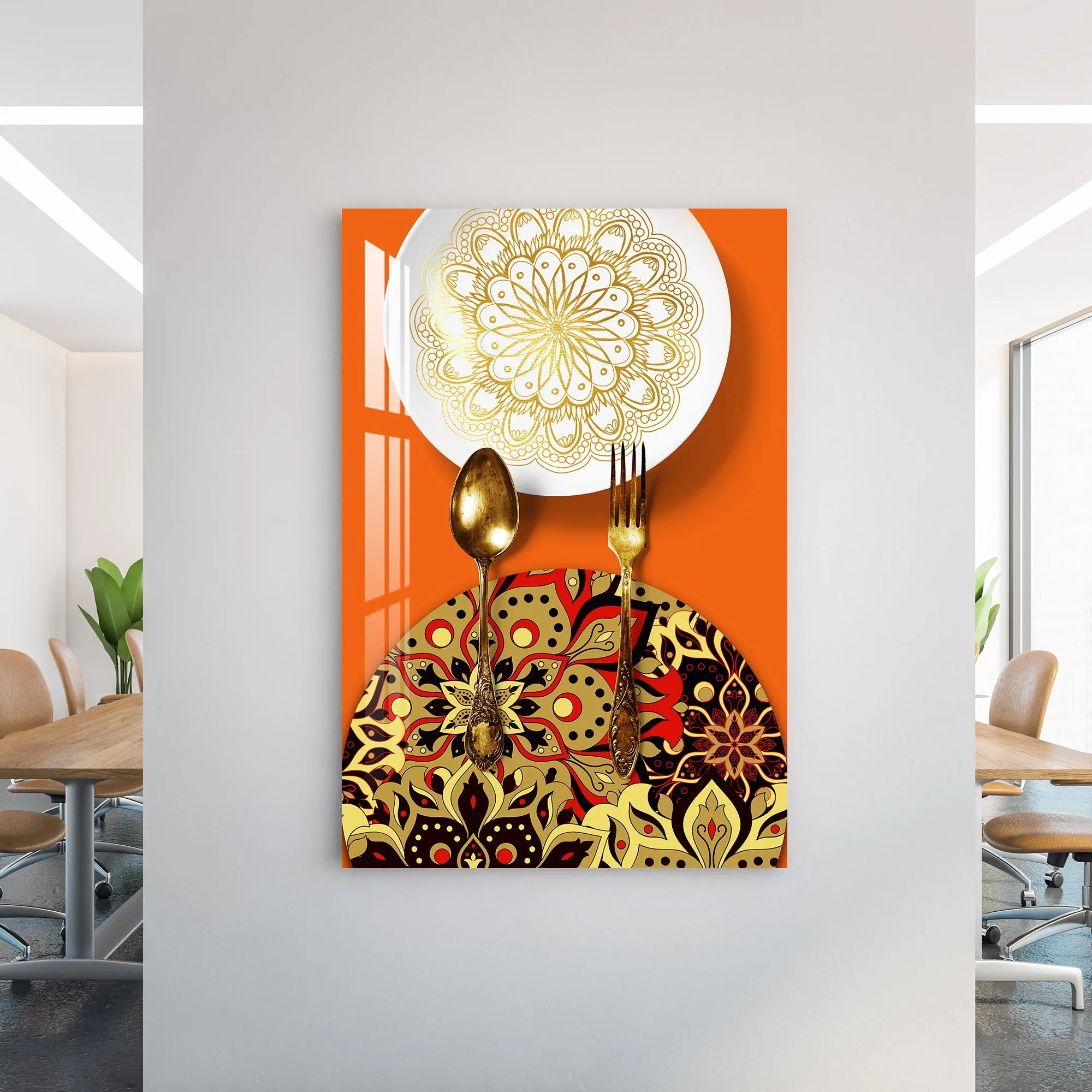 Antique Fork & Spoon Acrylic Wall Art