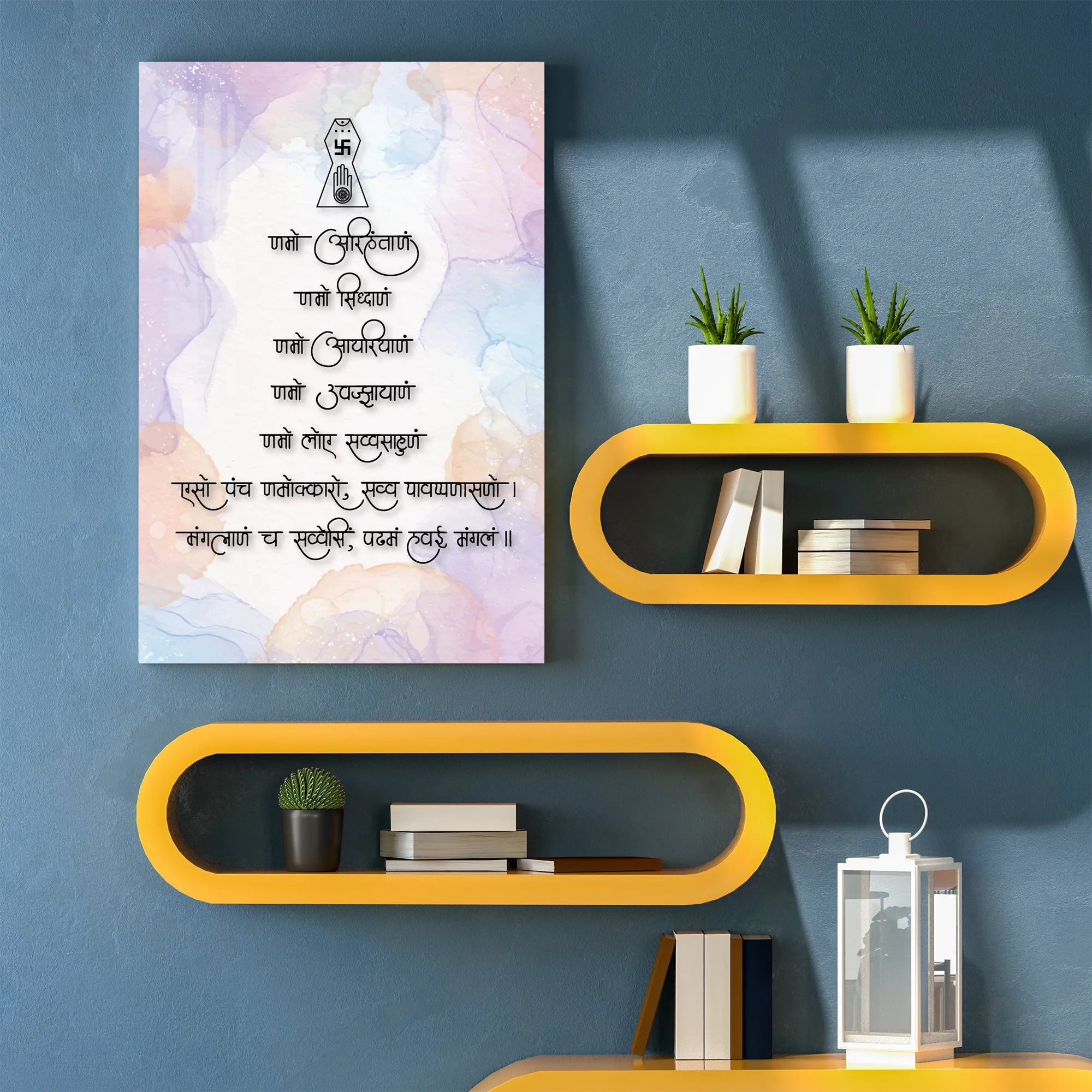 Auspicious Mantra Acrylic Wall Art