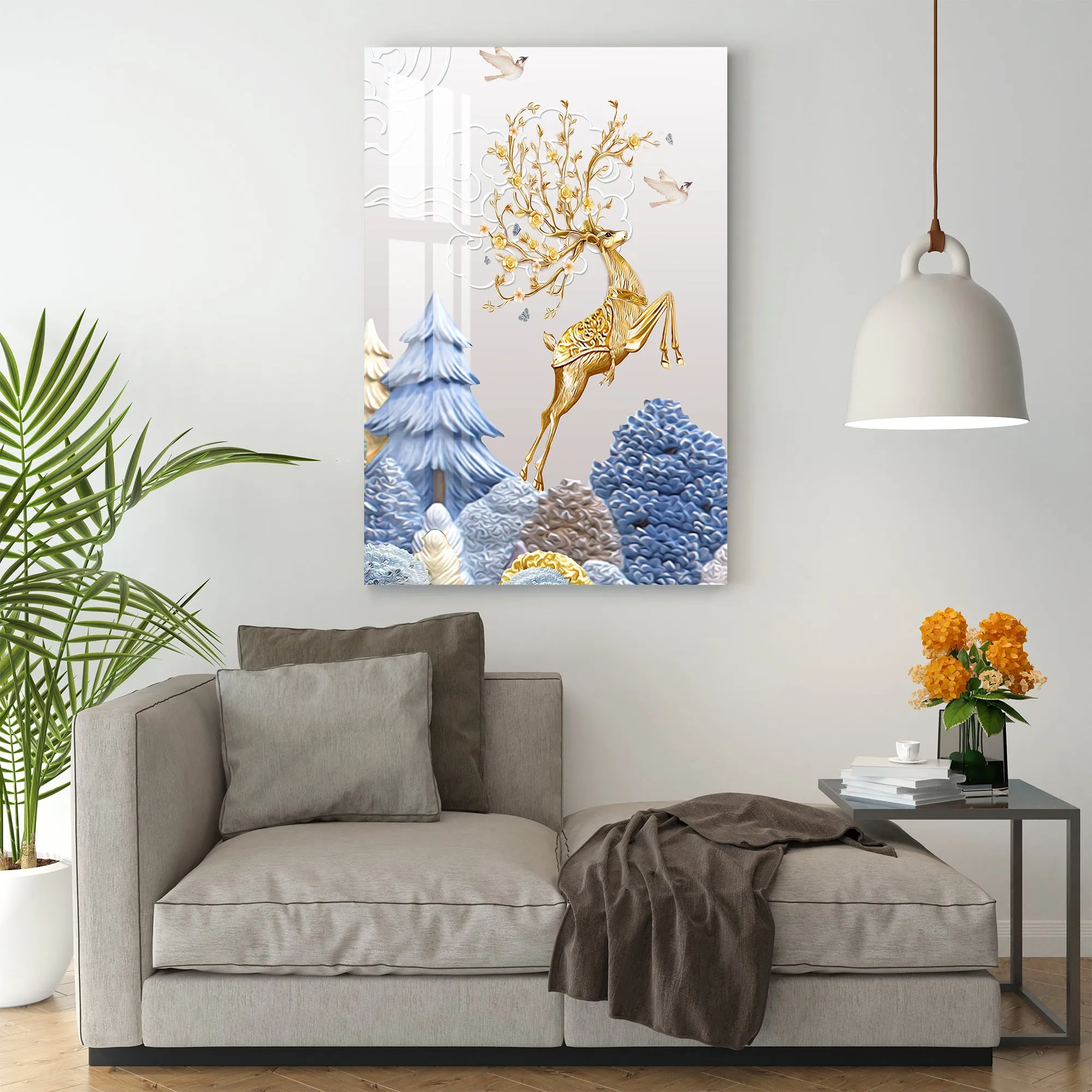 Beautiful Farm Deer Acrylic Wall Art