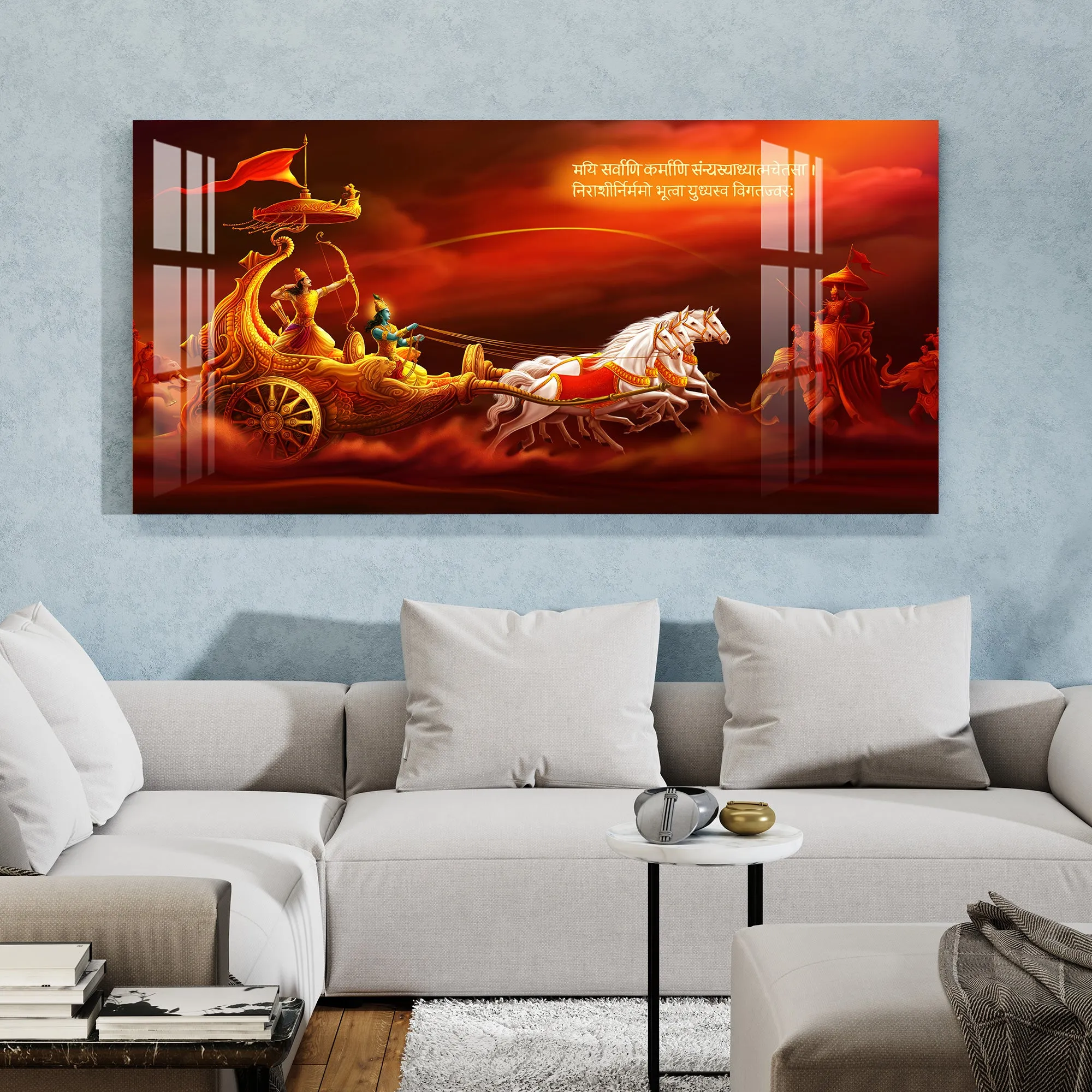 Bhagwat Geeta Acrylic Wall Art