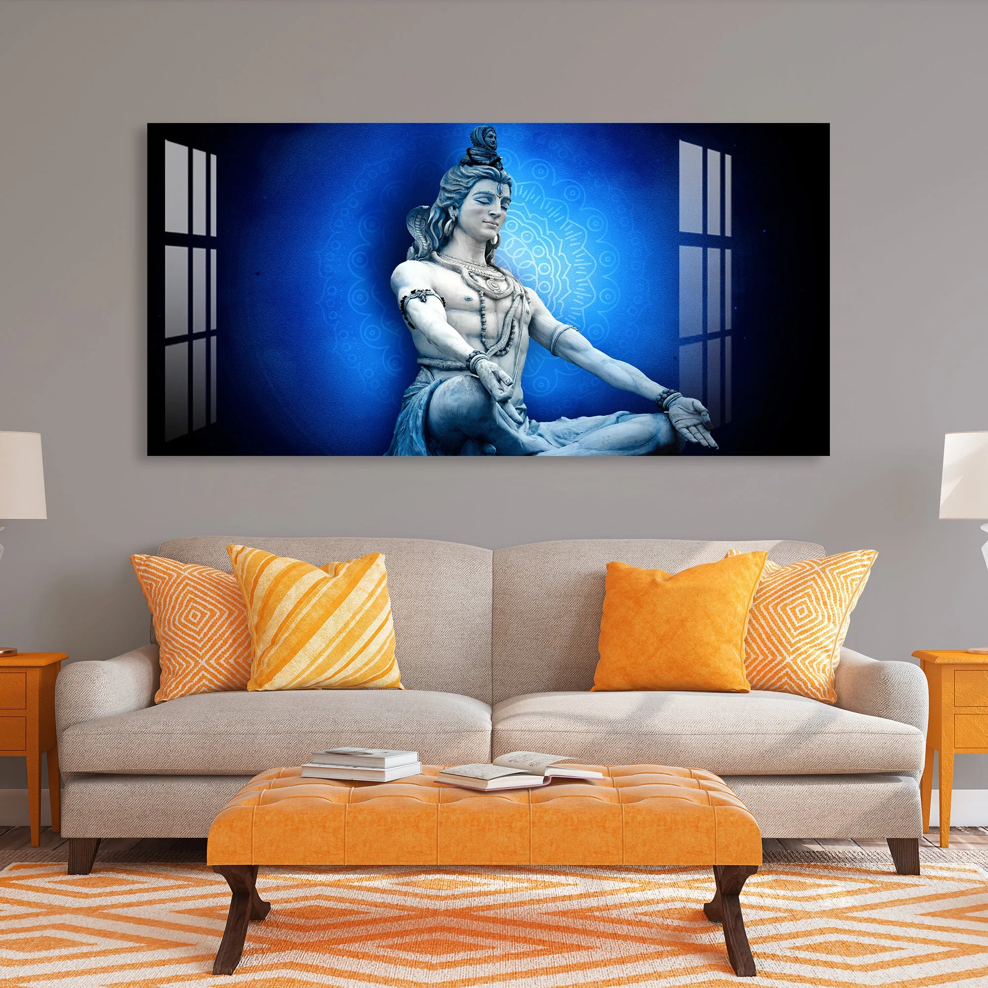 Bholenath Acrylic Wall Art