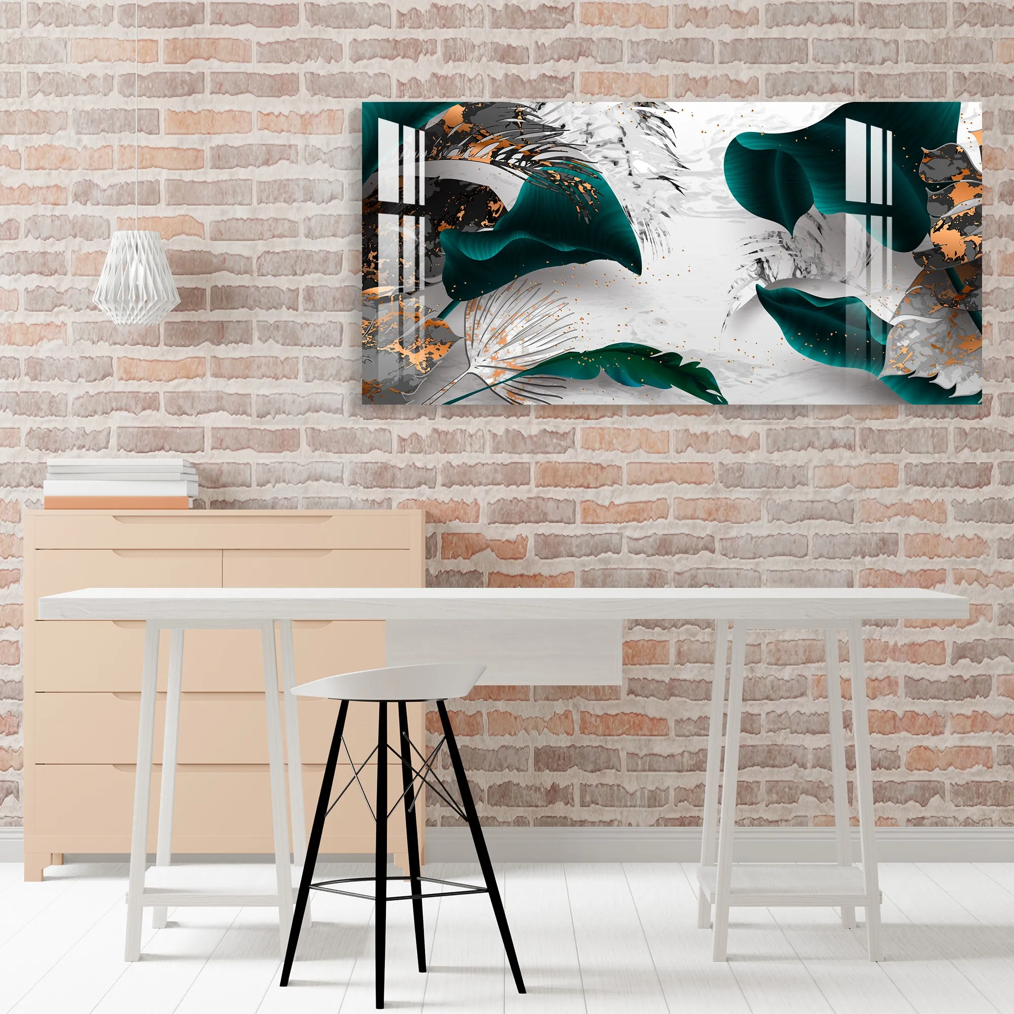 Big Leaves Acrylic Wall Art