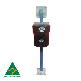 Floor Mounted Uppercut Shield - adjustable