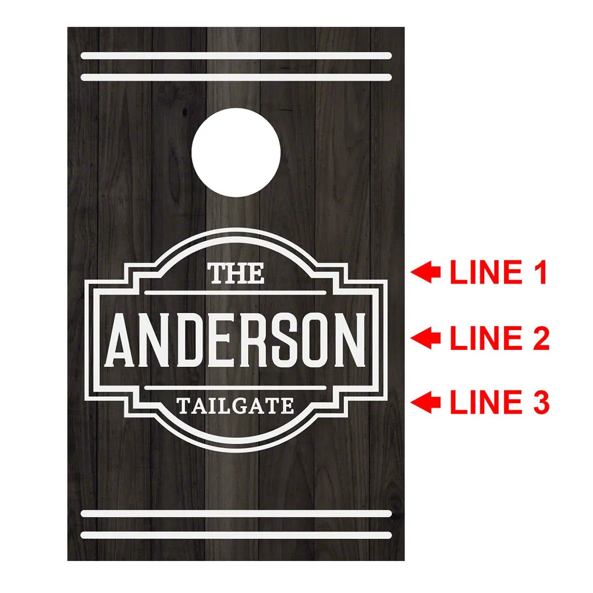 Fremont Custom Bean Bag Toss Game - Cornhole Boards Set of 2