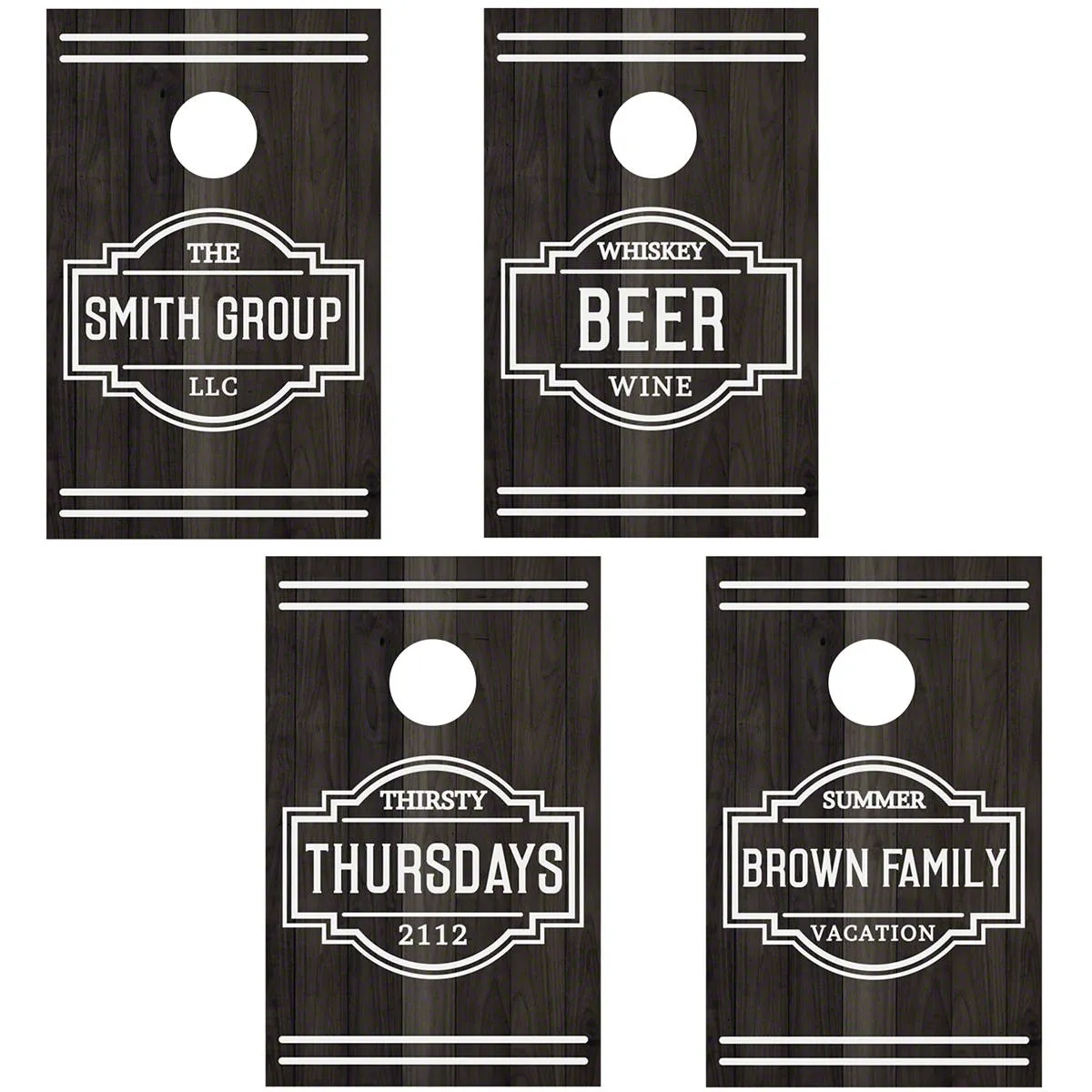 Fremont Custom Bean Bag Toss Game - Cornhole Boards Set of 2