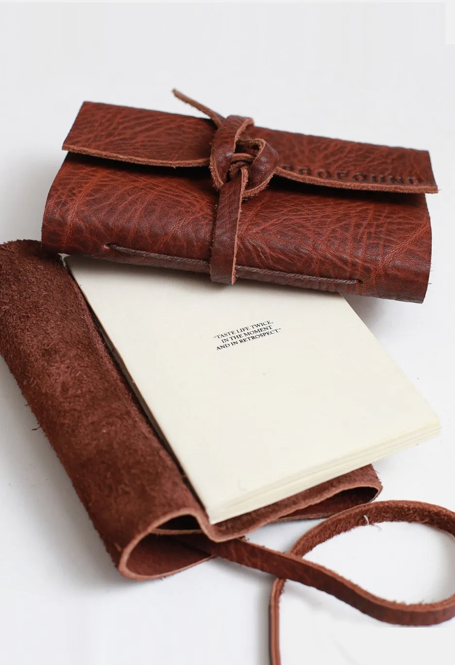 Genuine Leather Raw Journal: Full Size