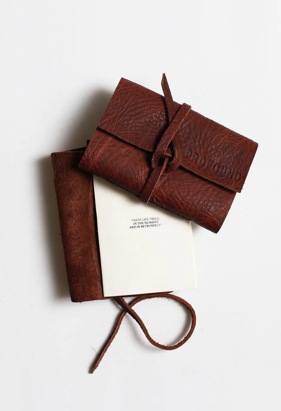 Genuine Leather Raw Journal: Full Size