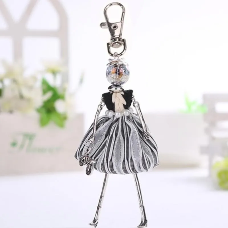 Handmade Fashionista Stylish Model Keychain Dolls - Limited Edition
