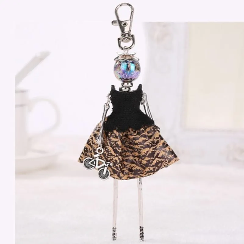 Handmade Fashionista Stylish Model Keychain Dolls - Limited Edition