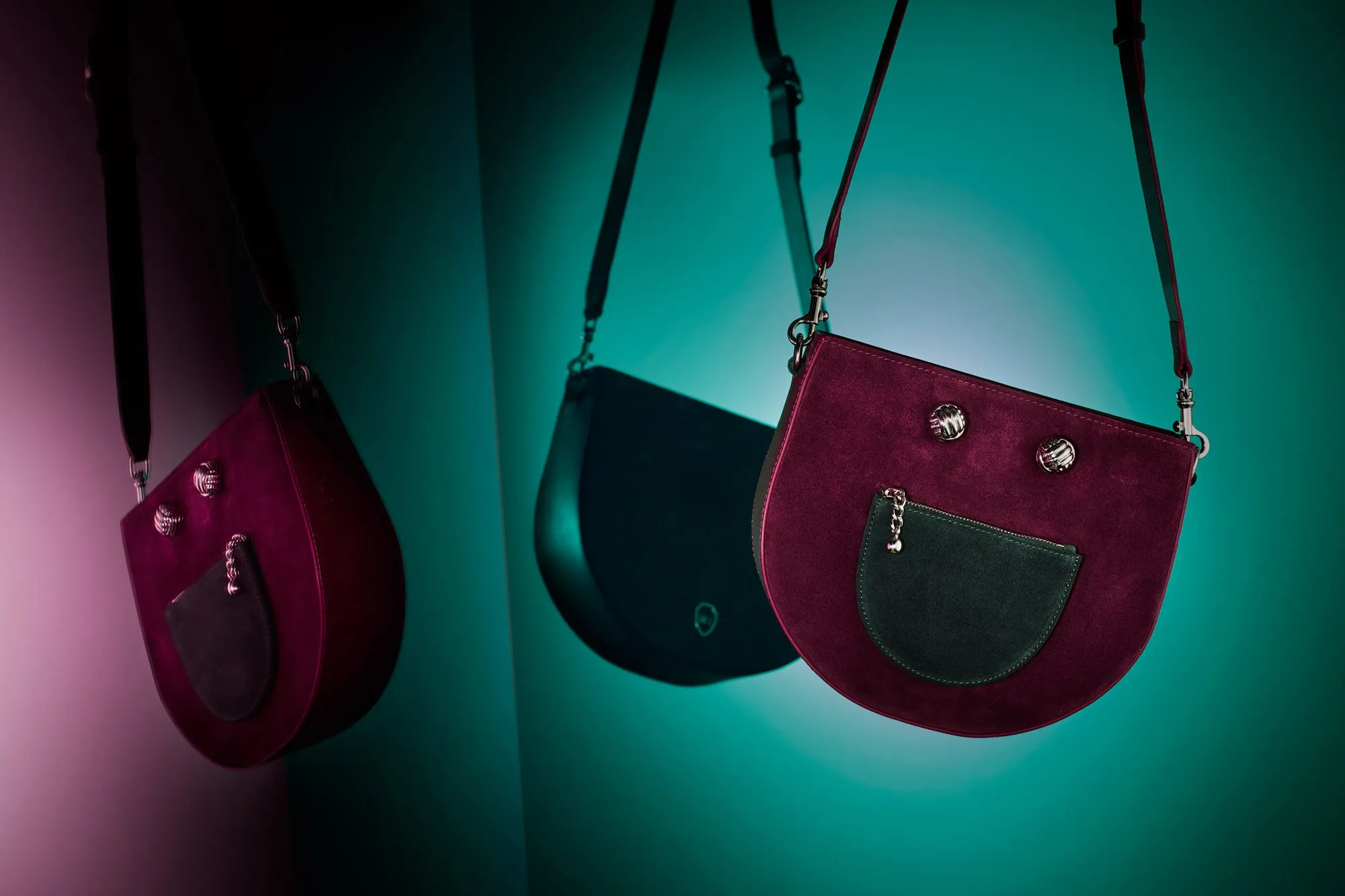 Happie wine silver bag