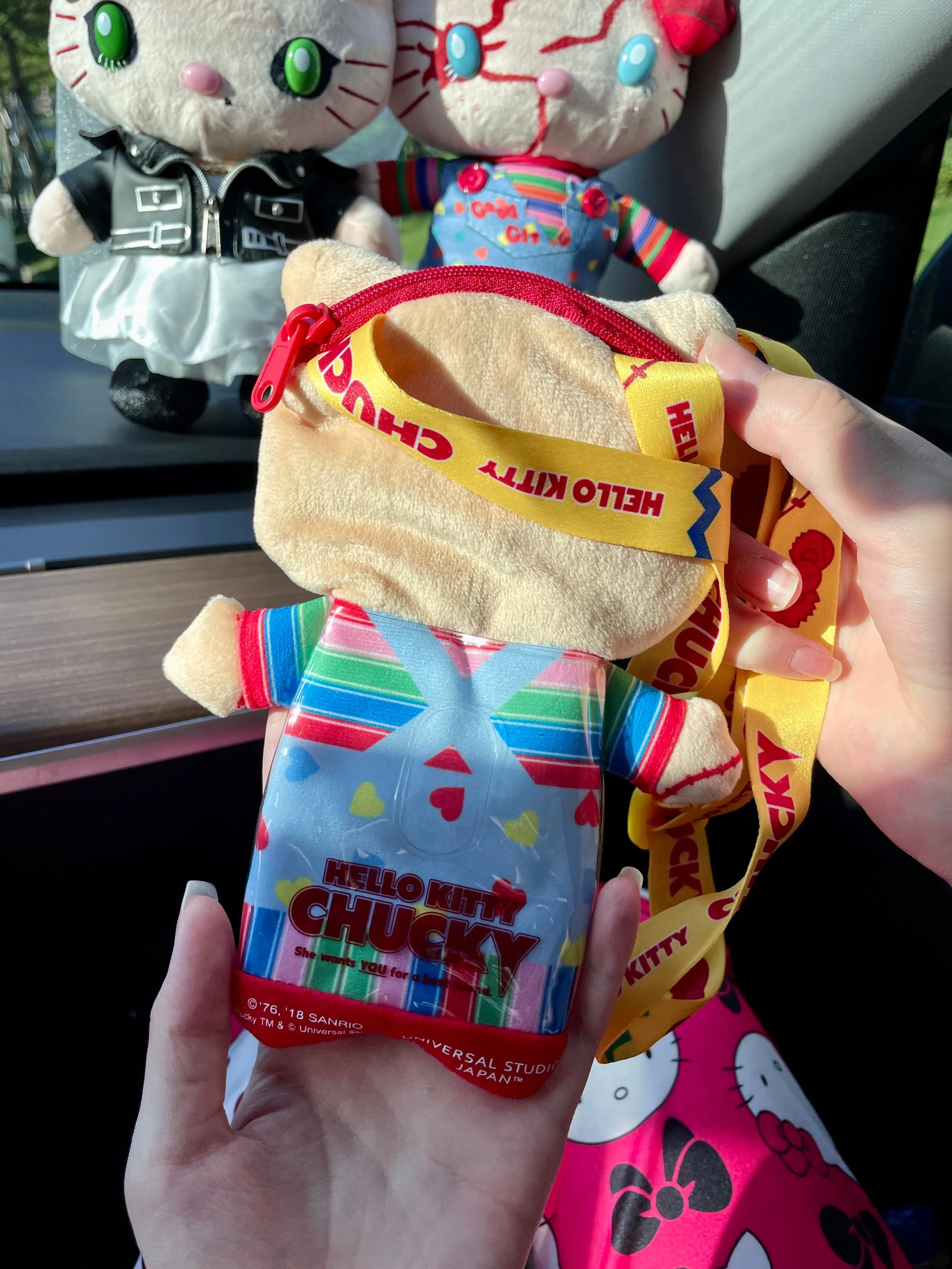 Hello Kitty Chucky Halloween Sanrio Plush Bag｜Universal Studios Halloween Gifts
