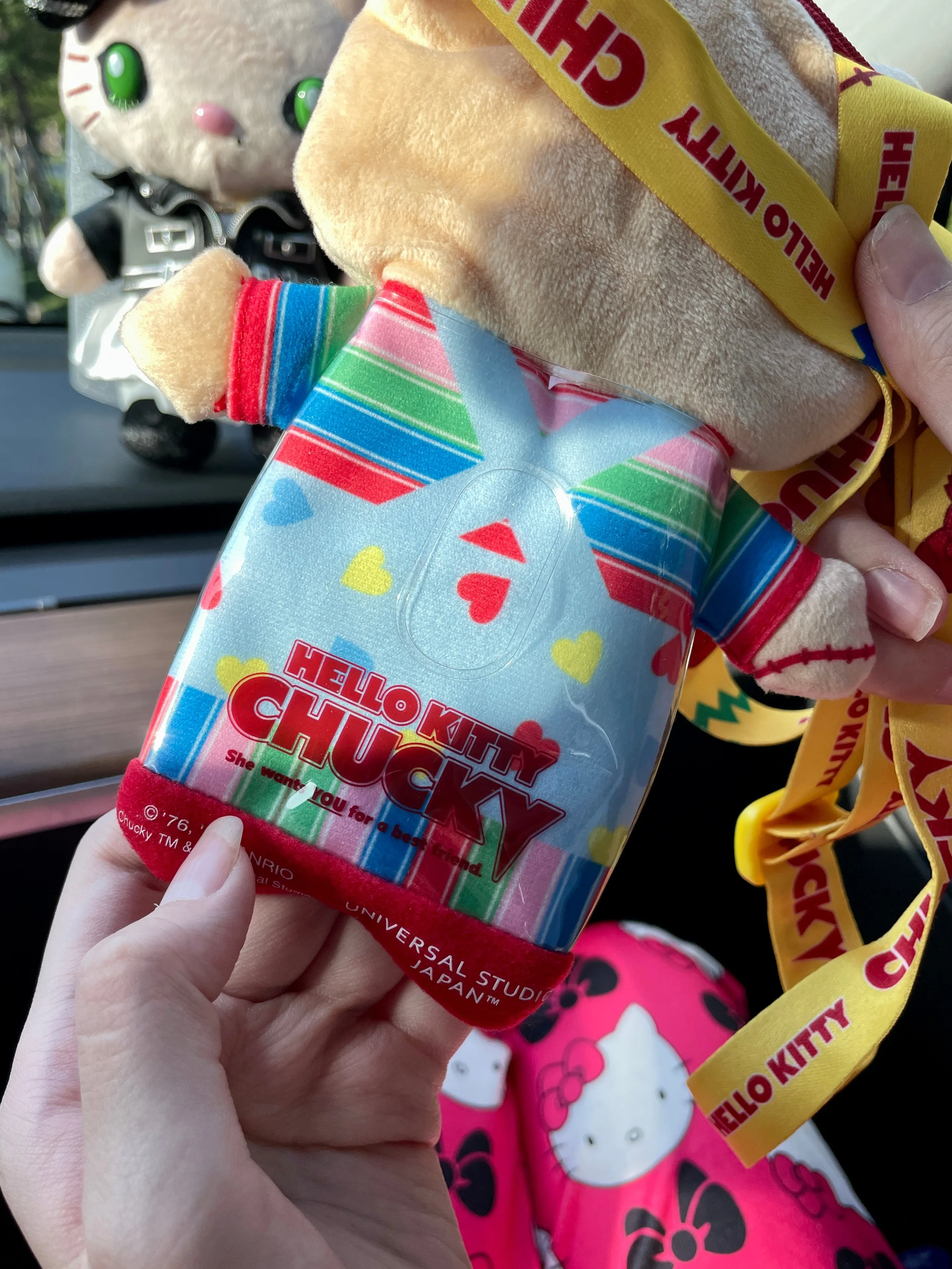 Hello Kitty Chucky Halloween Sanrio Plush Bag｜Universal Studios Halloween Gifts