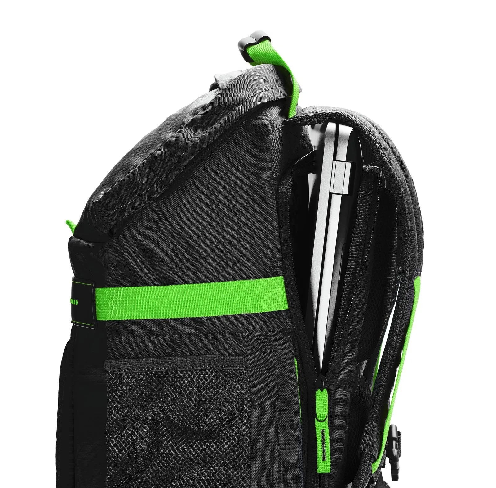 HP Odyssey T5P98AA Backpack for 15.6-inch Laptops (Black/Electric Green)