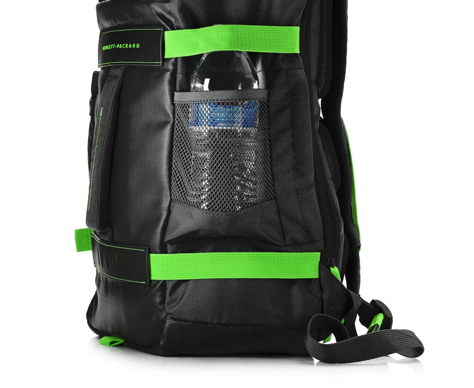 HP Odyssey T5P98AA Backpack for 15.6-inch Laptops (Black/Electric Green)