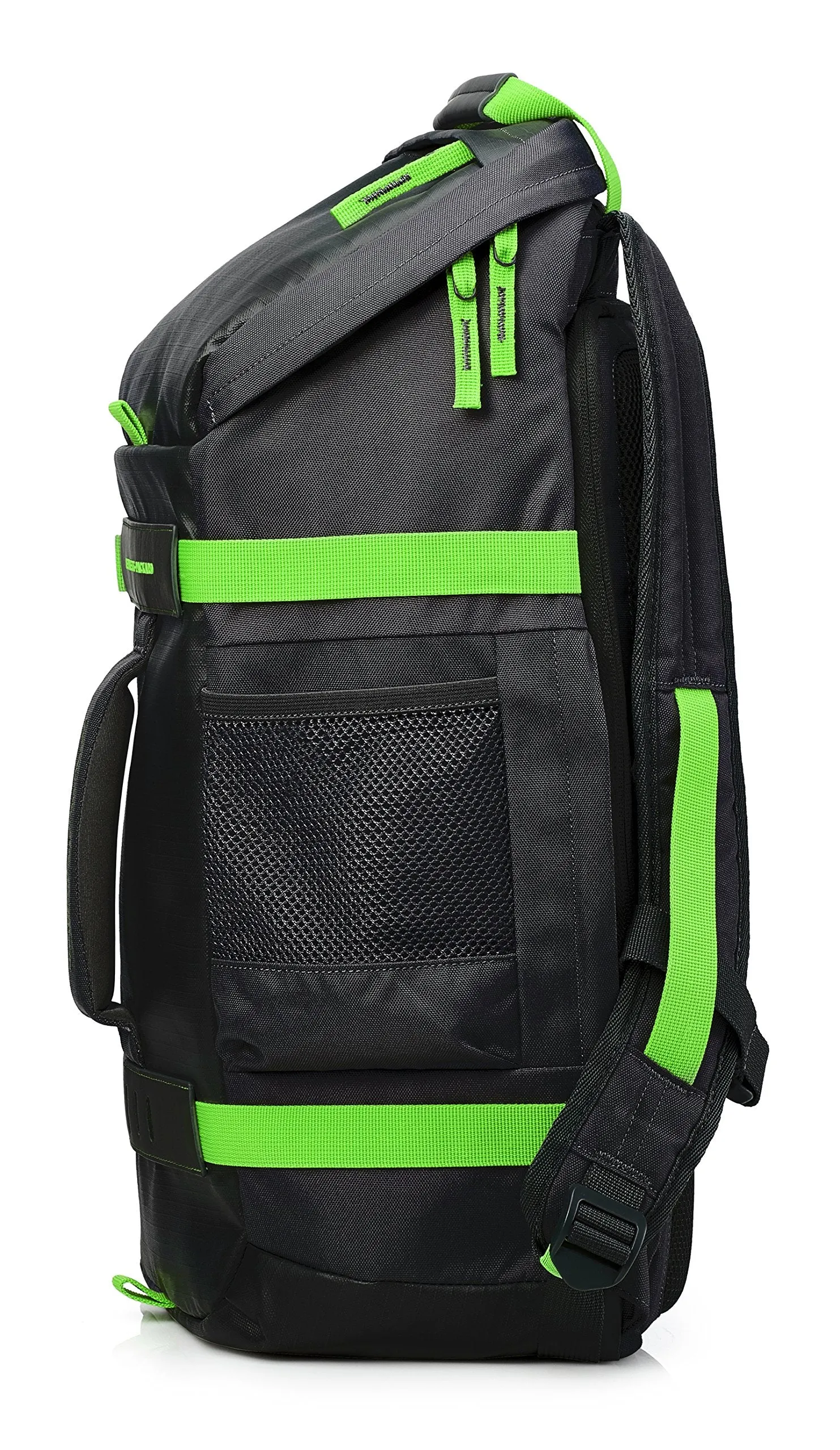 HP Odyssey T5P98AA Backpack for 15.6-inch Laptops (Black/Electric Green)
