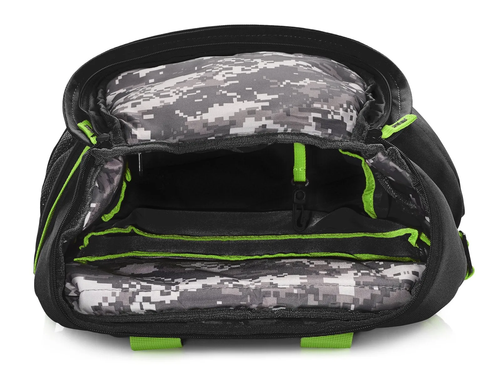 HP Odyssey T5P98AA Backpack for 15.6-inch Laptops (Black/Electric Green)