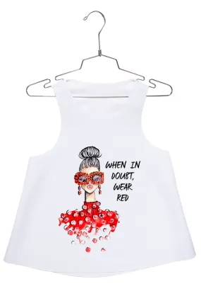 In Doubt Wear Red Racerback