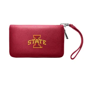 Iowa State University Zip Organizer Wallet Pebble