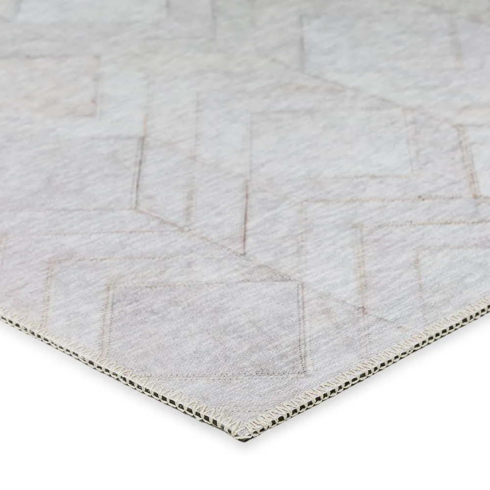 Laredo | Ivory Modern 5' x 7'6" Area Rug