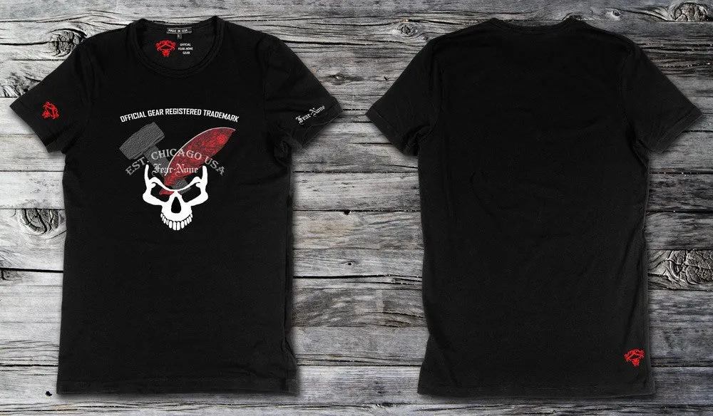 Mens White Skull Rider