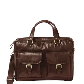 MINI SOHO LEATHER BRIEFCASE