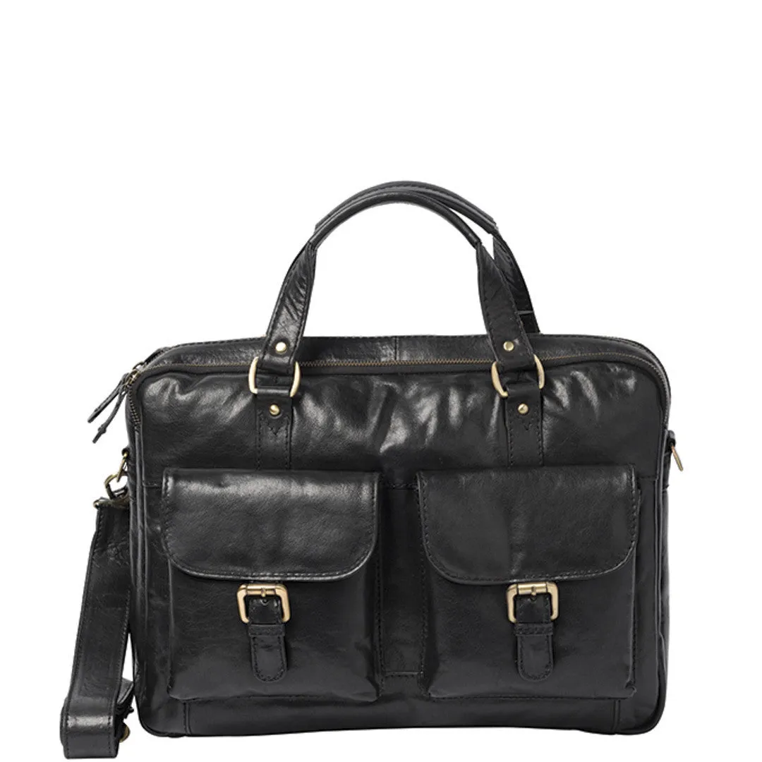 MINI SOHO LEATHER BRIEFCASE