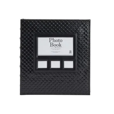 Okuna Outpost Faux Leather Wedding Photo Album Book Gift, 600 Pockets for 4x6 Inch Pictures, 14.5x13.5 In