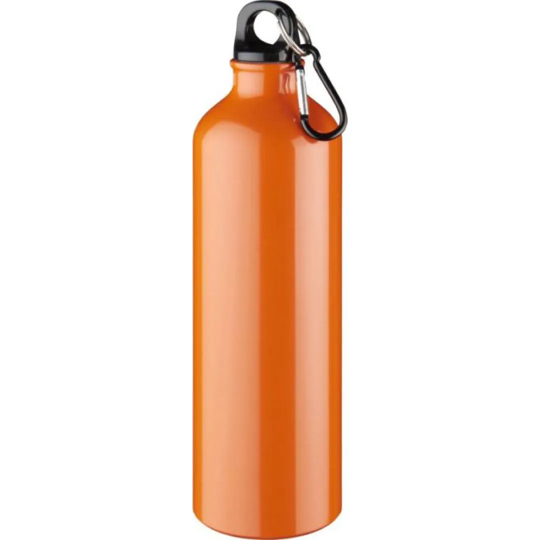 Oregon 770 ml aluminium water bottle with carabiner