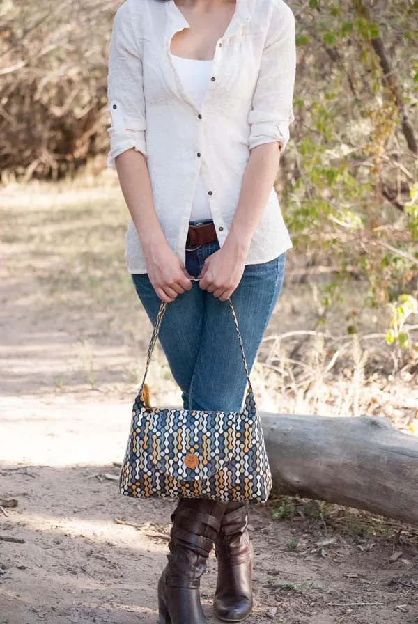 Pattern - Bottom Flap Purse by Jen Fox Studios (JG-007)