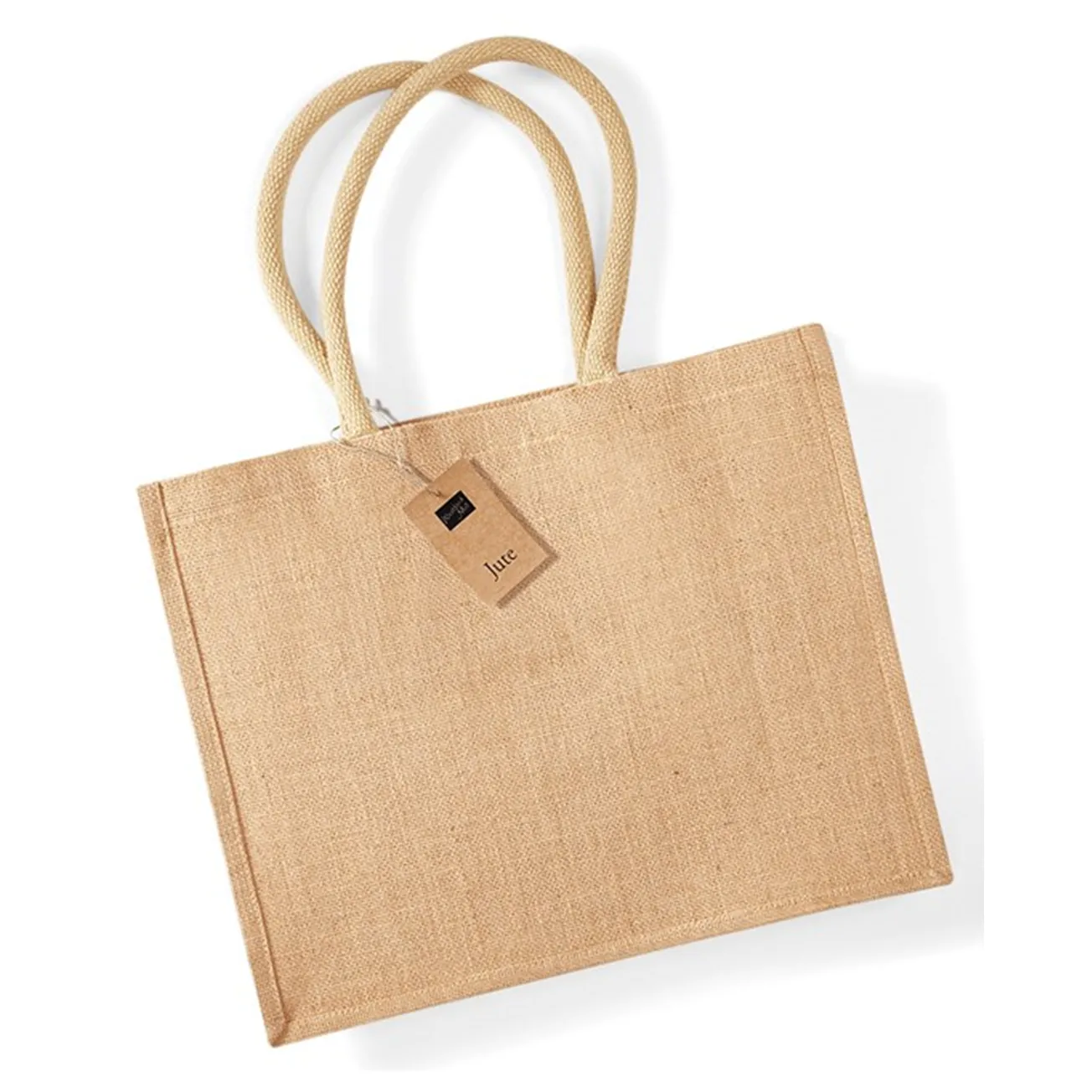 Personalised Text Jute Gift Bag