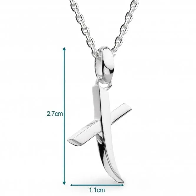 Signature Skript Capital X 18" Necklace 9198RPX