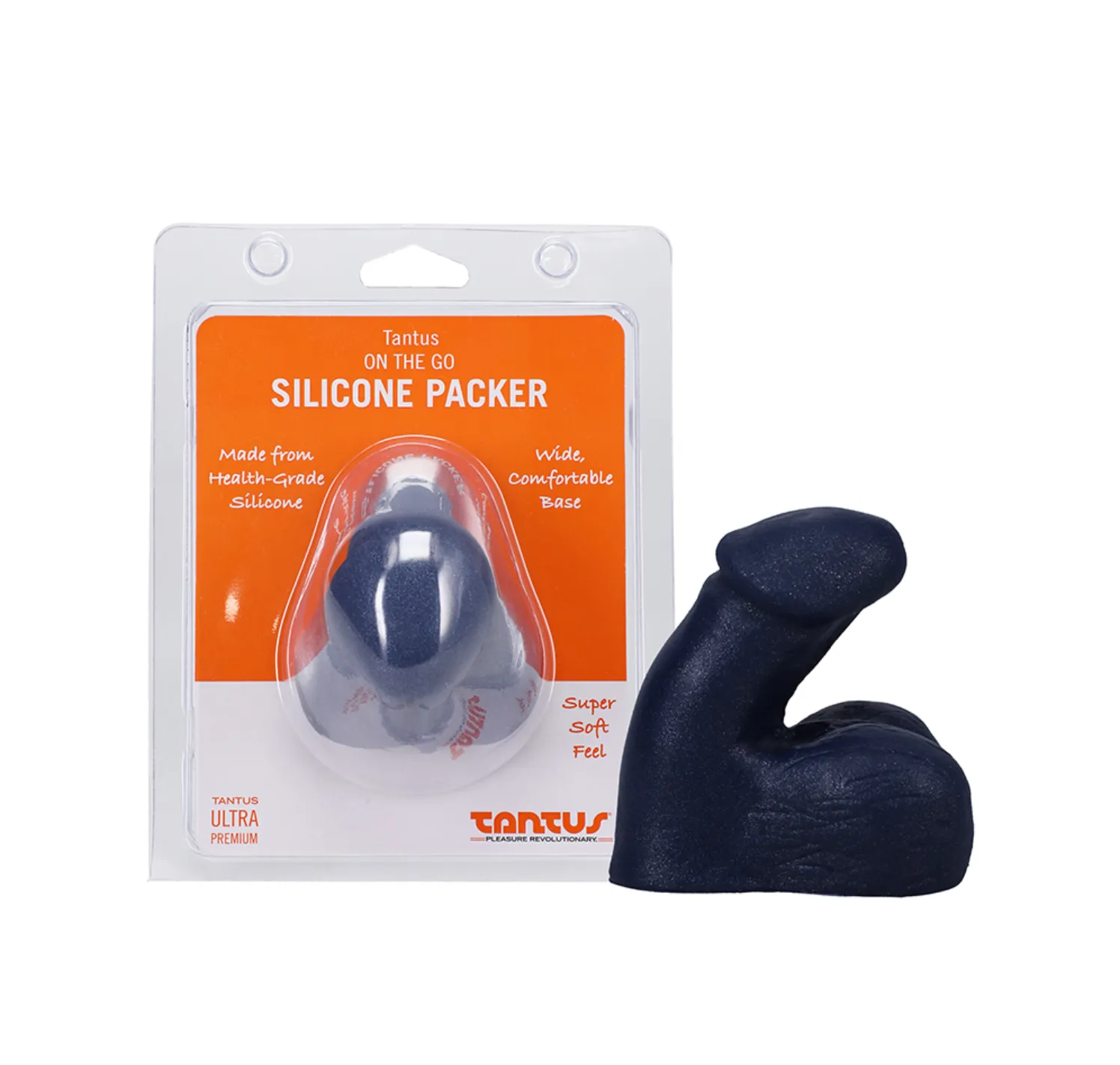 Tantus On The Go Silicone Packer Super Soft Sapphire