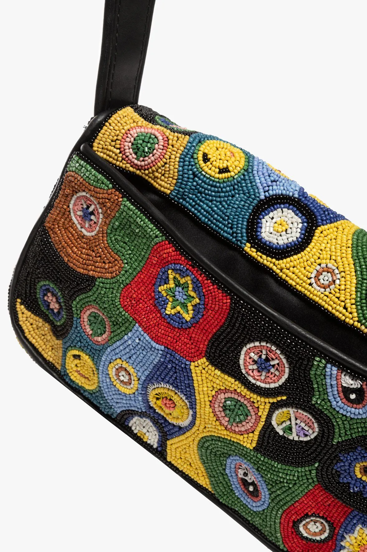 TOMMY BEADED BAG | BLACK MILLEFIORI