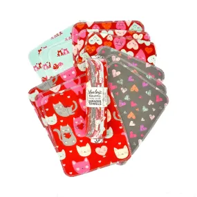 UNpaper® Towels: Valentine's Day 12 pack - Purrrrfect Love